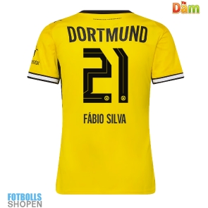 Billiga Borussia Dortmund Fabio Silva #21 Hemmatröja Dam 2026-27 Kortärmad